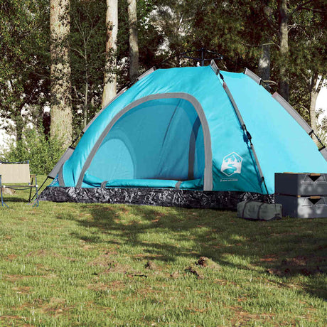VidaXL Zelt 5-Personen-Schnellspanner blau