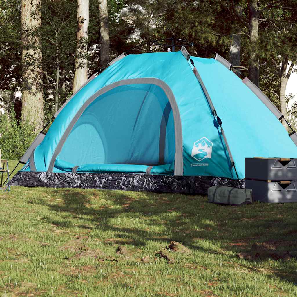 VidaXL Zelt 5-Personen-Schnellspanner blau