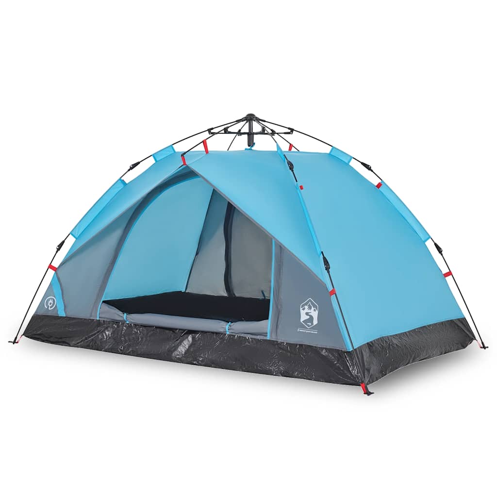 Vidaxl Kuppelzelt 2-Personen-Schnellspanner blau