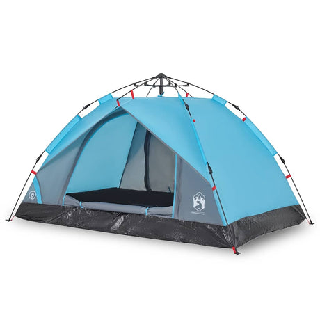 Vidaxl Kuppelzelt 3-Personen-Schnellspanner blau