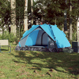 Vidaxl Kuppelzelt 3-Personen-Schnellspanner blau