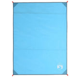 VidaXL Picknickdecke mit Heringen 205x155 cm blau