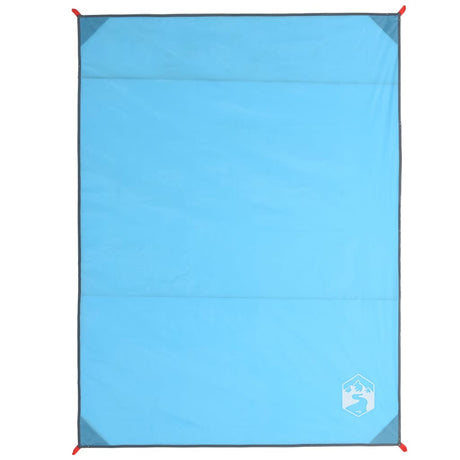 VidaXL Picknickdecke mit Heringen 205x155 cm blau