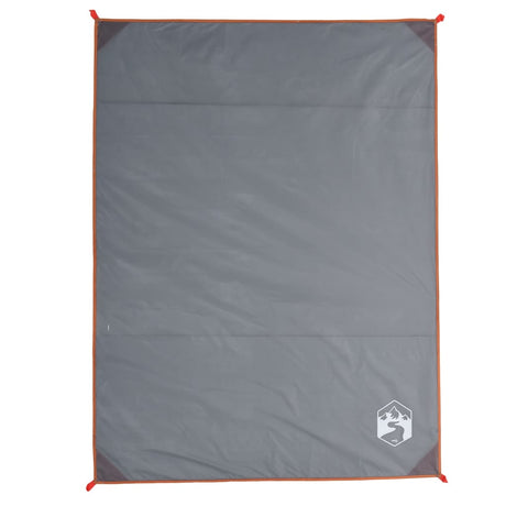 Vidaxx Picknickdecke mit Klammern 205x155 cm grau und orange