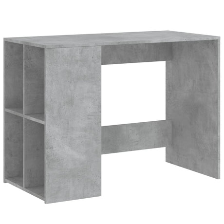 Vidaxl bureau 102x50x75 cm bewerkt hout betongrijs