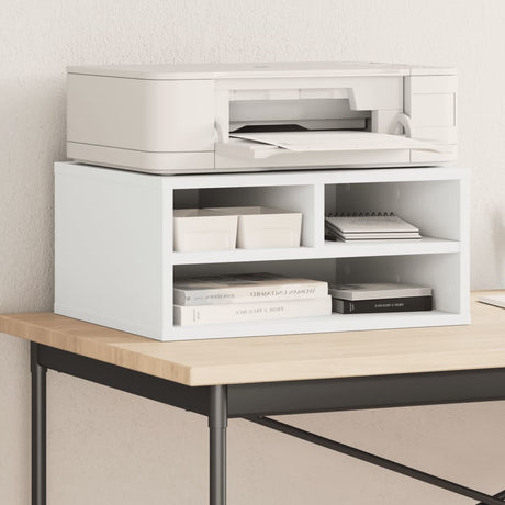 VidaXL Druckerschrank 49x40x22,5 cm Holzwerkstoff weiß