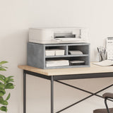 Vidaxxl-Druckerschrank 49 x 40 x 22,5 cm, Holzwerkstoff, Betongrau