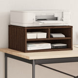 Vidaxxl-Druckerschrank 49 x 40 x 22,5 cm, fertiges Holz, braune Eiche