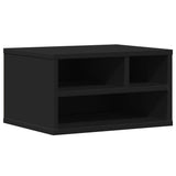 VidaXL Druckerschrank 40x32x22,5 cm, lackiertes Holz schwarz