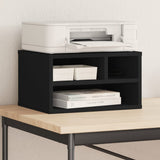 VidaXL Druckerschrank 40x32x22,5 cm, lackiertes Holz schwarz