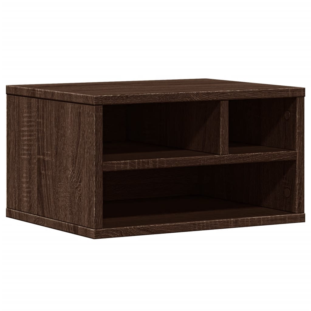 VidaXL-Druckerschrank 40 x 32 x 22,5 cm, fertiges Holz, braune Eiche
