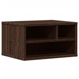 VidaXL-Druckerschrank 40 x 32 x 22,5 cm, fertiges Holz, braune Eiche