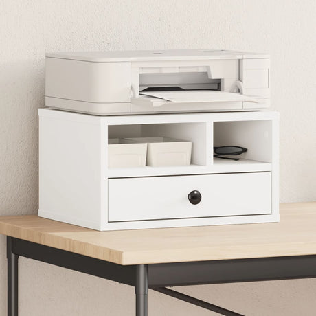 VidaXL Druckerschrank 40x32x22,5 cm verarbeitetes Holz weiß