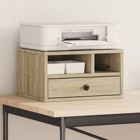 VidaXL Druckerschrank 40x32x22,5 cm, Holzwerkstoff Sonoma-Eiche-farben