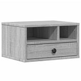 VidaXL Druckerschrank 40x32x22,5 cm verarbeitetes Holz, graue Sonoma-Eiche