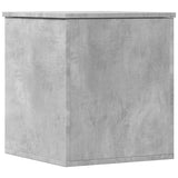 Vidaxl opbergbox 40x42x46 cm bewerkt hout betongrijs