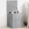 Vidaxl opbergbox 40x42x46 cm bewerkt hout betongrijs