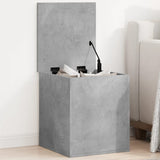 Vidaxl opbergbox 40x42x46 cm bewerkt hout betongrijs