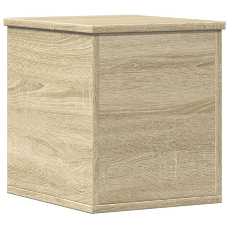 Vidaxl opbergbox 30x35x35 cm bewerkt hout sonoma eikenkleurig