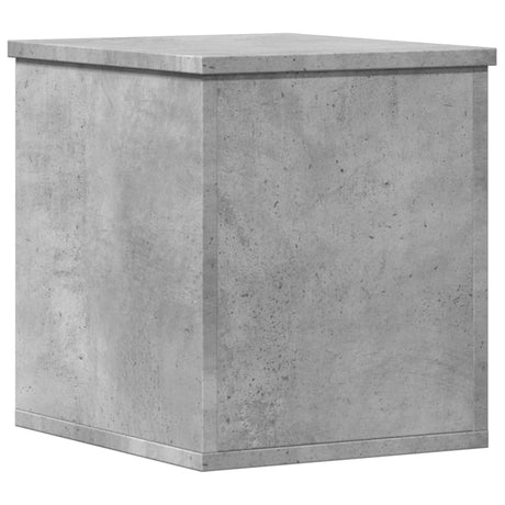 Vidaxl opbergbox 30x35x35 cm bewerkt hout betongrijs