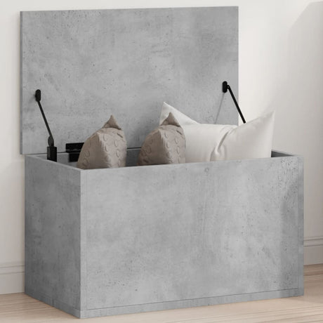 Vidaxl opbergbox 60x35x35 cm bewerkt hout betongrijs