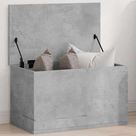 Vidaxl opbergbox 60x35x35 cm bewerkt hout betongrijs