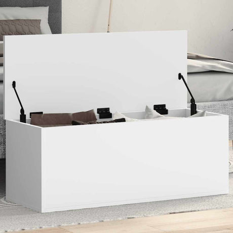 Vidaxl opbergbox 90x35x35 cm bewerkt hout wit