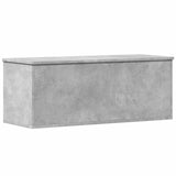 Vidaxl opbergbox 90x35x35 cm bewerkt hout betongrijs