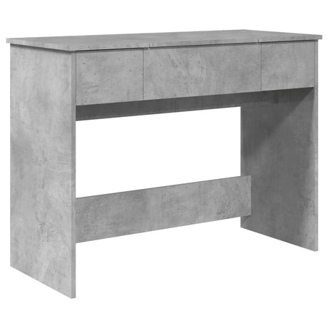 Vidaxl kaptafel met spiegel 100x45x76 cm betongrijs
