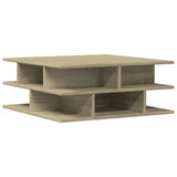 Vidaxl salontafel 70x70x29 cm bewerkt hout sonoma eikenkleurig