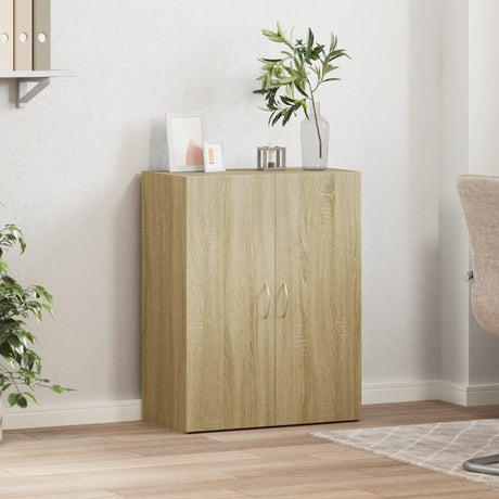 Vidaxl archiefkast 60x32x77,5 cm bewerkt hout sonoma eikenkleurig