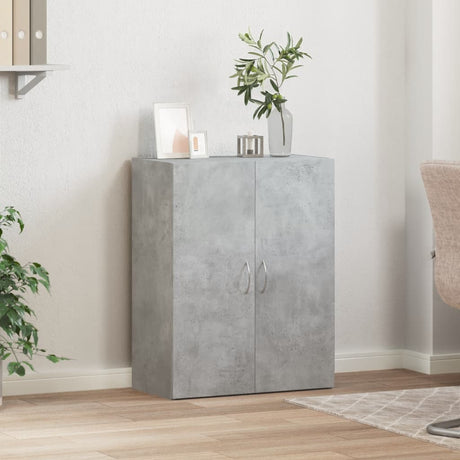 Vidaxl archiefkast 60x32x77,5 cm bewerkt hout betongrijs