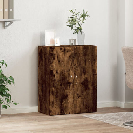 Vidaxl archiefkast 60x32x77,5 cm bewerkt hout gerookt eikenkleurig