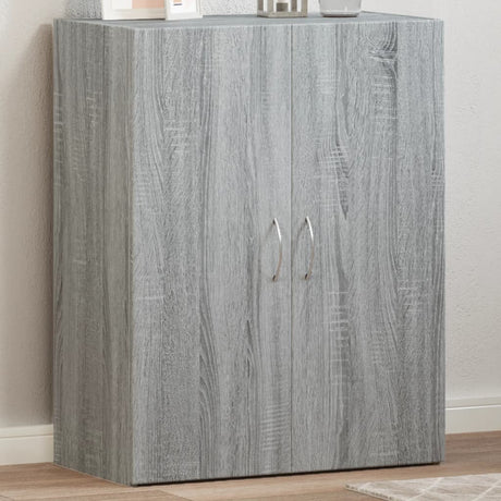 Vidaxl archiefkast 60x32x77,5 cm bewerkt hout grijs sonoma eiken