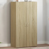 Vidaxl archiefkast 60x32x115 cm bewerkt hout sonoma eikenkleurig