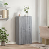 Vidaxl archiefkast 60x32x115 cm bewerkt hout grijs sonoma eikenkleurig