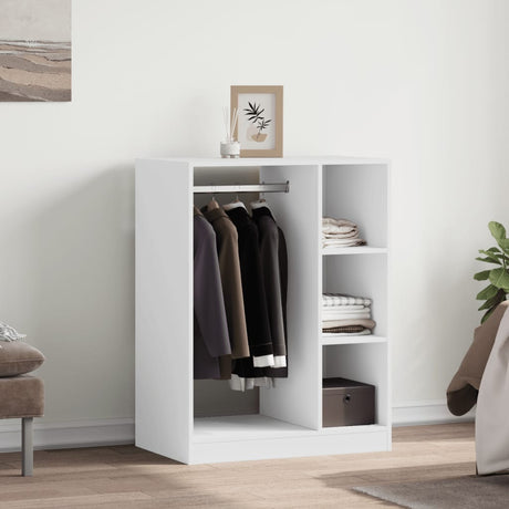 Vidaxx Kleiderschrank 77x48x102 cm Holzwerkstoff weiß