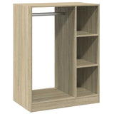 Vidaxxl Kleiderschrank 77x48x102 cm Holzwerkstoff Sonoma-Eiche farbig