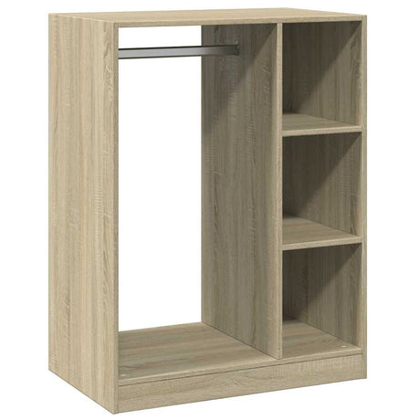 Vidaxxl Kleiderschrank 77x48x102 cm Holzwerkstoff Sonoma-Eiche farbig