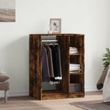 Vidaxx Kleiderschrank 77x48x102 cm verarbeitetes Holz, geräucherte Eiche