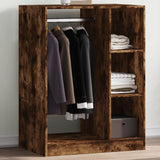 Vidaxx Kleiderschrank 77x48x102 cm verarbeitetes Holz, geräucherte Eiche