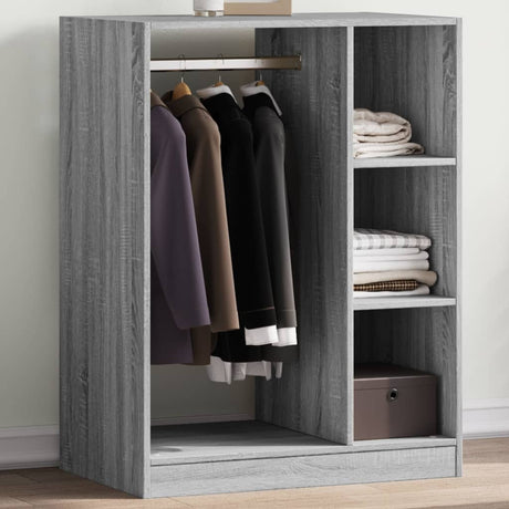 Vidaxx Kleiderschrank 77x48x102 cm Holzwerkstoff Sonoma-Eiche grau