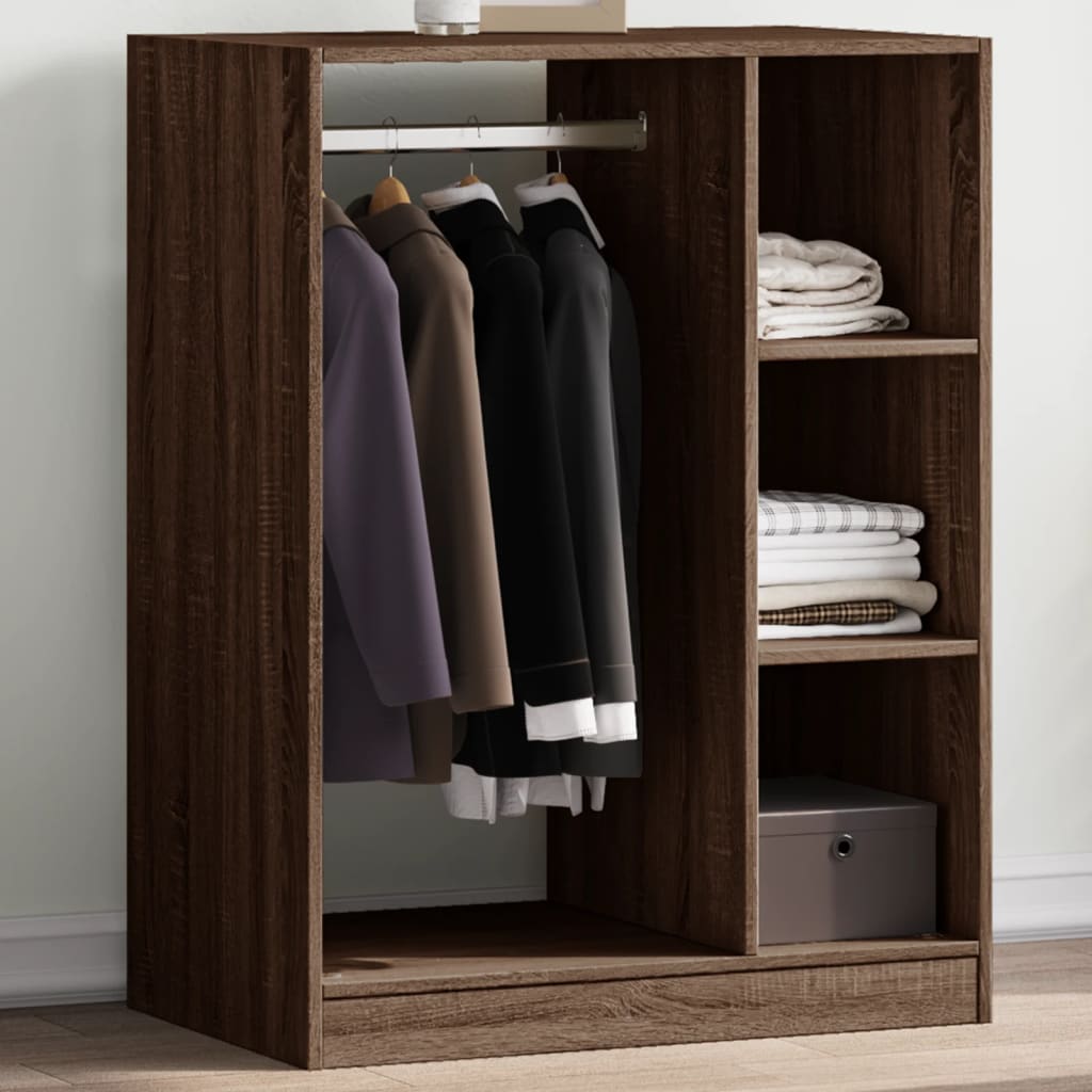 Vidaxx Kleiderschrank 77x48x102 cm Holzwerkstoff braune Eiche