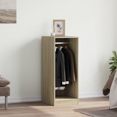 VidaXL Kleiderschrank 48x41x102 cm Holzwerkstoff Sonoma-Eiche