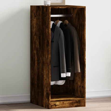 Vidaxx Kleiderschrank 48x41x102 cm verarbeitetes Holz, geräucherte Eiche