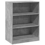 VidaXL Kleiderschrank 77x48x102 cm Holzwerkstoff Betongrau