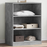 VidaXL Kleiderschrank 77x48x102 cm Holzwerkstoff Betongrau
