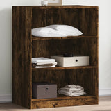 VidaXL Kleiderschrank 77x48x102 cm Holzwerkstoff, geräucherte Eiche