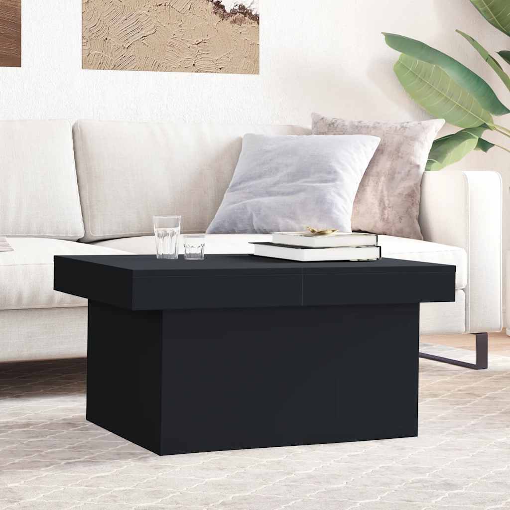 Vidaxl salontafel 100x55x40 cm bewerkt hout zwart