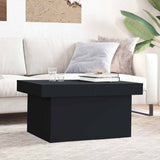 Vidaxl salontafel 100x55x40 cm bewerkt hout zwart